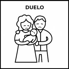 DUELO - Pictograma (blanco y negro)