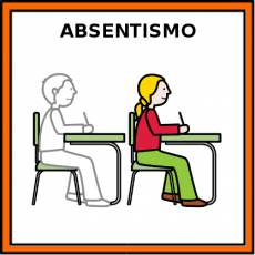 ABSENTISMO - Pictograma (color)