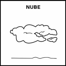 NUBE - Pictograma (blanco y negro)