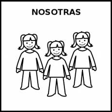 NOSOTRAS - Pictograma (blanco y negro)