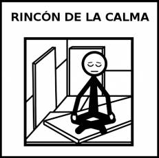 RINCÓN DE LA CALMA - Pictograma (blanco y negro)