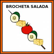 BROCHETA SALADA - Pictograma (color)