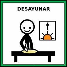 DESAYUNAR (NEUTRO) - Pictograma (color)