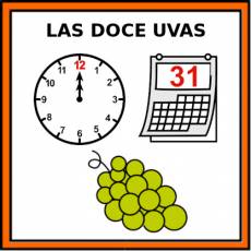 LAS DOCE UVAS - Pictograma (color)