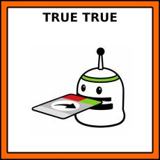 TRUE TRUE - Pictograma (color)
