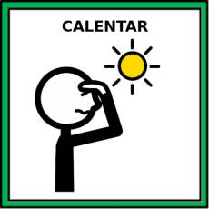 CALENTAR (SOL) - Pictograma (color)