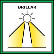 BRILLAR (SOL) - Pictograma (color)