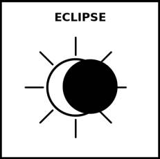 ECLIPSE - Pictograma (blanco y negro)
