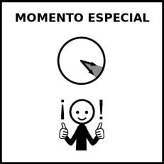 MOMENTO ESPECIAL - Pictograma (blanco y negro)