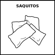 SAQUITOS - Pictograma (blanco y negro)