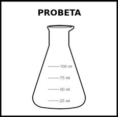 PROBETA - Pictograma (blanco y negro)